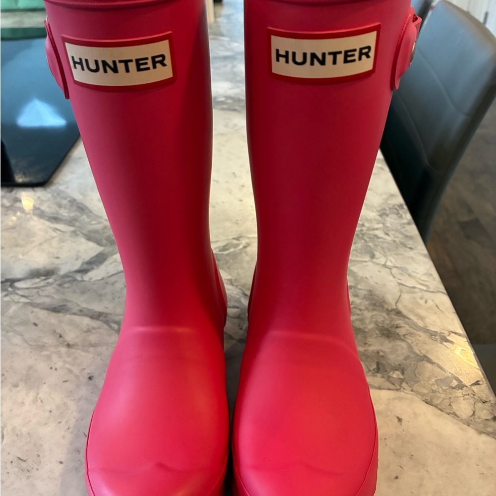 Hunter Pink Rain Boots